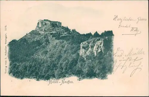 Ansichtskarte Neuffen Burg Hohenneuffen Hohen-Neuffen 1900