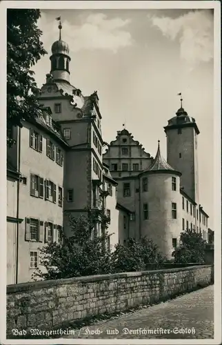 Ansichtskarte Bad Mergentheim Hoch- und Deutschmeister-Schloß 1940