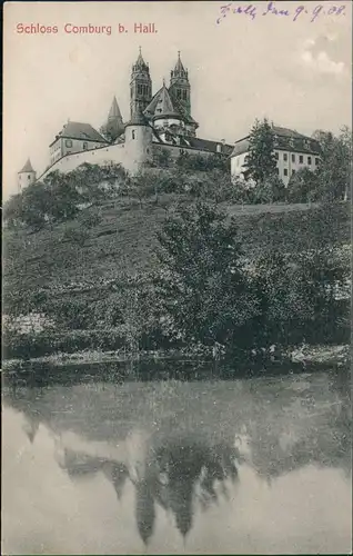 Ansichtskarte Comburg Schloss Comburg b. Hall 1910