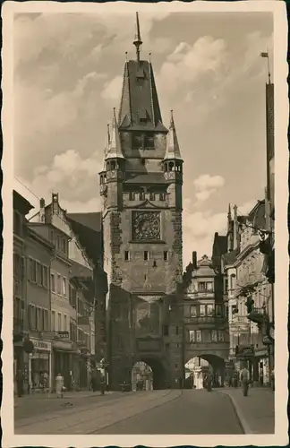 Freiburg im Breisgau Innenstadt Straßen Partie am Schwabentor 1941