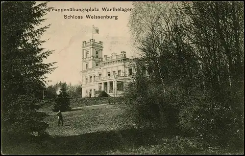 Warthelager Truppenübungsplatz Schloss Weissenburg 1915 div. Feldpoststempel