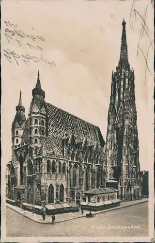 Ansichtskarte Wien Stephansdom Dom Kirche Vienna 1928