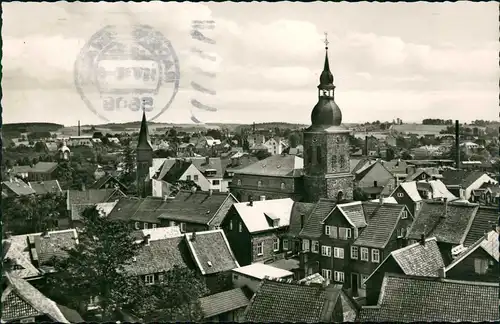 Ansichtskarte Radevormwald Blick über die Stadt - Fotokarte 1968