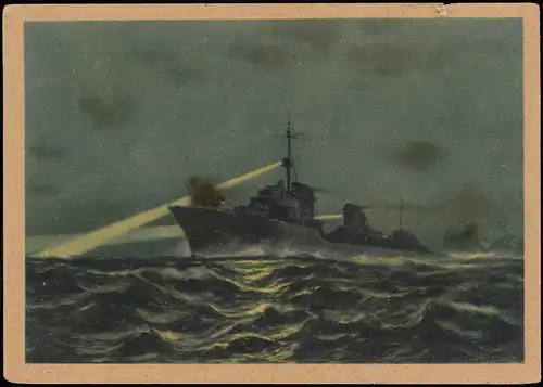 Nachtgefecht deutscher und englischer Zerstörer an der Südküste Englands 1940