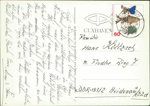 Ansichtskarte Cuxhaven CUXHAVEN - DOSE DUHNEN Wattenfahrt MB 1972