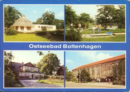 Boltenhagen HO-Gaststätte Minigolfanlage, FDGB-Erholungsheim 1986