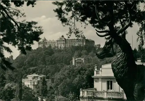 Postcard Karlsbad Karlovy Vary Imperial Sanatorium 1958