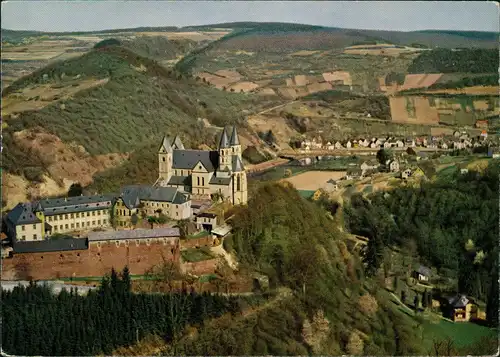 Ansichtskarte Obernhof (Lahn) Panorama Blick auf Kloster Arnstein 1960
