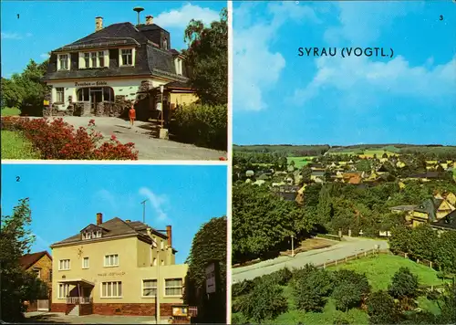 Syrau (Vogtland) Drachenhöle, Gaststätte "Haus Vogtland", Übersicht 1975