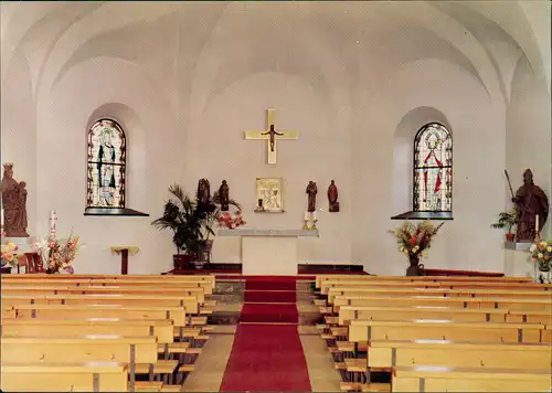 Ansichtskarte Obermaubach Pfarrkirche St. Apollinaris 1980