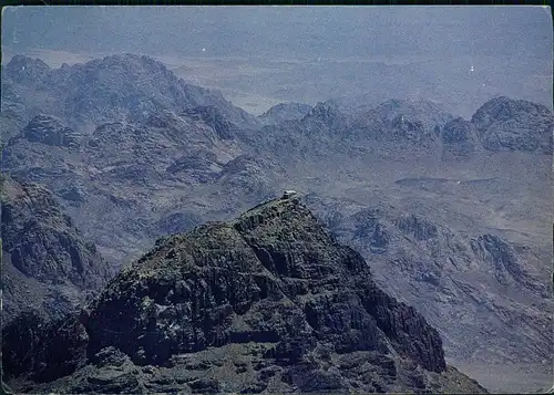 Ägypten Egypt Ἡ Κορυφή τοῦ Δεκαλόγου جبل الوصايا العشر (جبل موسى) 1970