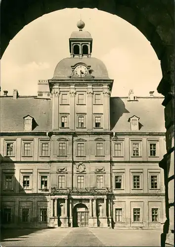Ansichtskarte Weißenfels Schloß Augustusburg zur DDR Zeit 1961