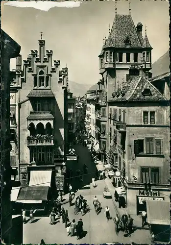 Cartoline Bozen Bolzano Museumstraße Via Museo 1949