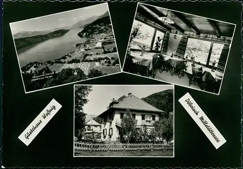 Döbriach-Radenthein Mehrbild-AK  Frühstückspension  Millstättersee Kärnten 1960