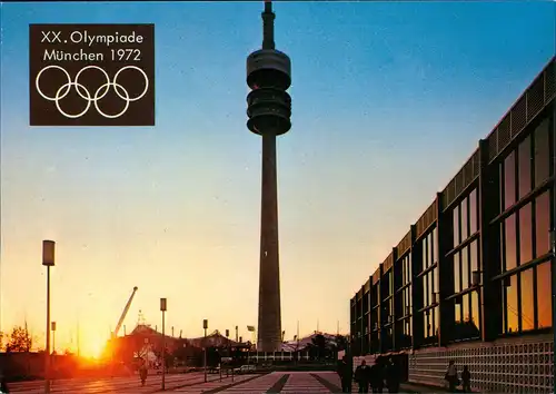 Milbertshofen-München XX. Olympiade Olympiapark Oberwiesenfeld 1972