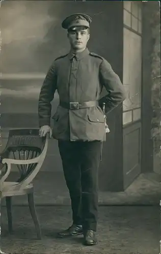 Ansichtskarte  Militär Propaganda Soldaten Privataufnahme 1910