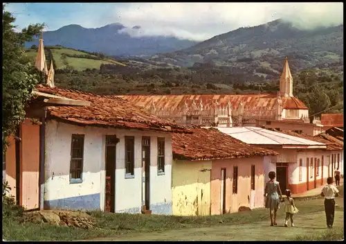 Postcard Costa Rica (Allgemein) Slum, Stadt Heredia Exoten-Karte 1982