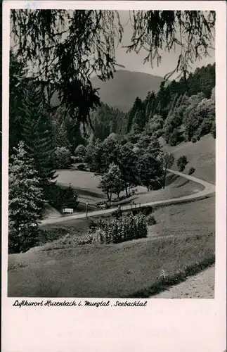 Ansichtskarte Huzenbach-Baiersbronn Murgtal. Seebachtal 1953
