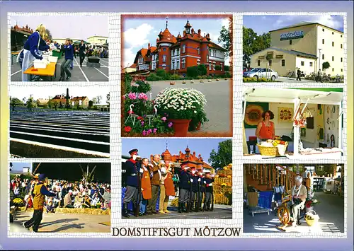 Ansichtskarte Mötzow Mehrbildkarte DOMSTIFTSGUT MÖTZOW 2000