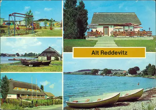 Alt Reddevitz Rügen Middelhagen Zeltplatz, Fischereihafen, Ferienheim Oase 1986
