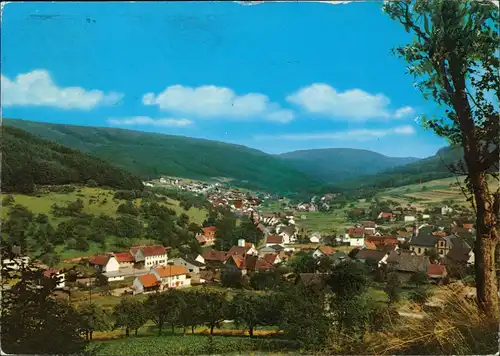 Ansichtskarte Altenbuch (Spessart) Panorama-Ansicht; Ort im Spessart 1980