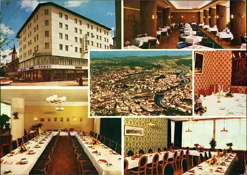 Pforzheim Hotel Martinsbau Dillsteiner Strasse, Mehrbildkarte 1960