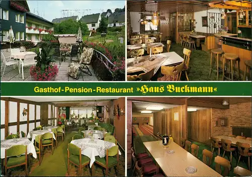 Lennestadt Gasthof-Pension-Restaurant Haus Buckmann Rosenweg, OT OEDINGEN 1990