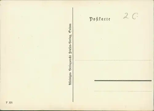 Ansichtskarte  Liedkarte "Inselleed" mit Text Noten 1940