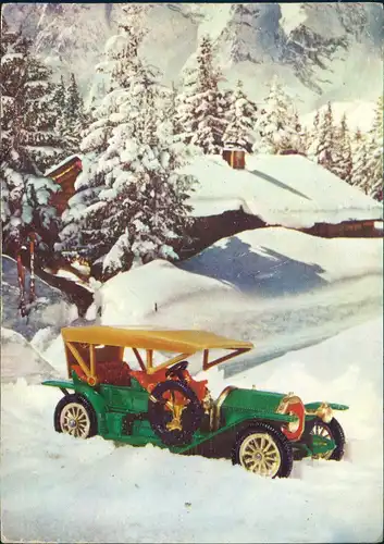 Ansichtskarte  Simplex anno Baujahr 1912, Auto Oldtimer Wagen i.d. USA 1970