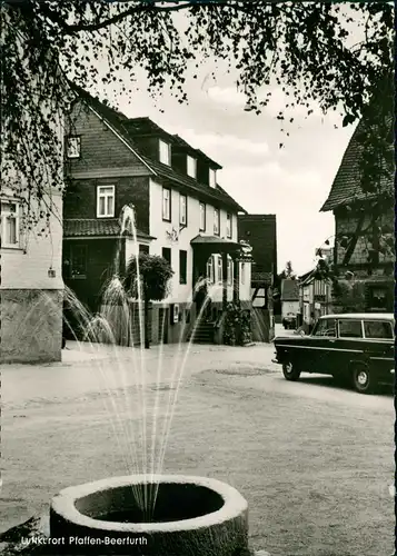 Pfaffen-Beerfurth-Reichelsheim (Odenwald)  Gasthaus und Pension ZUR POST 1970