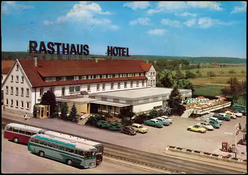 Ansichtskarte Dornstadt (b. Ulm) Rasthaus "Chaussee" 1983