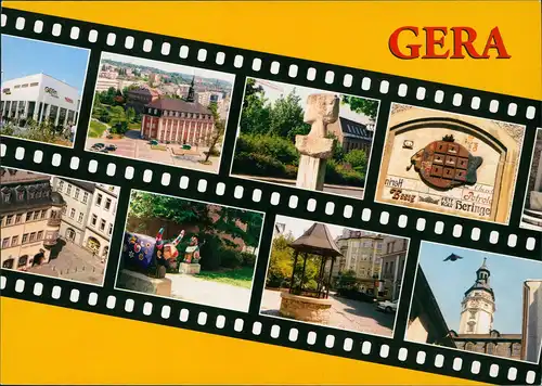 Ansichtskarte Gera Stadtteilansichten 2002