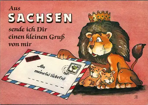 .Sachsen Deutschland - Sachsen Aus SACHSEN sende ich Dir einen kleinen Gruß 2001