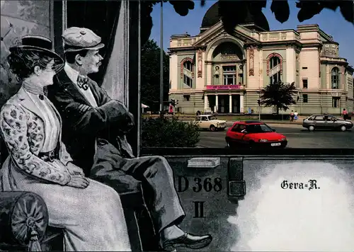Ansichtskarte Gera Bühnen der Stadt - Fotokunst 2002