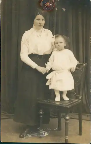 Ansichtskarte  Menschen / Soziales Leben - Frau und Kind 1912