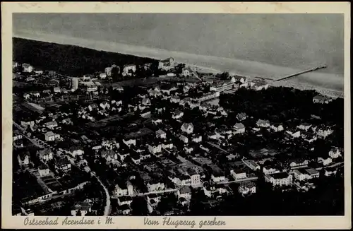 Arendsee Kühlungsborn Luftbild; Ort vom Flugzeug gesehen 1937