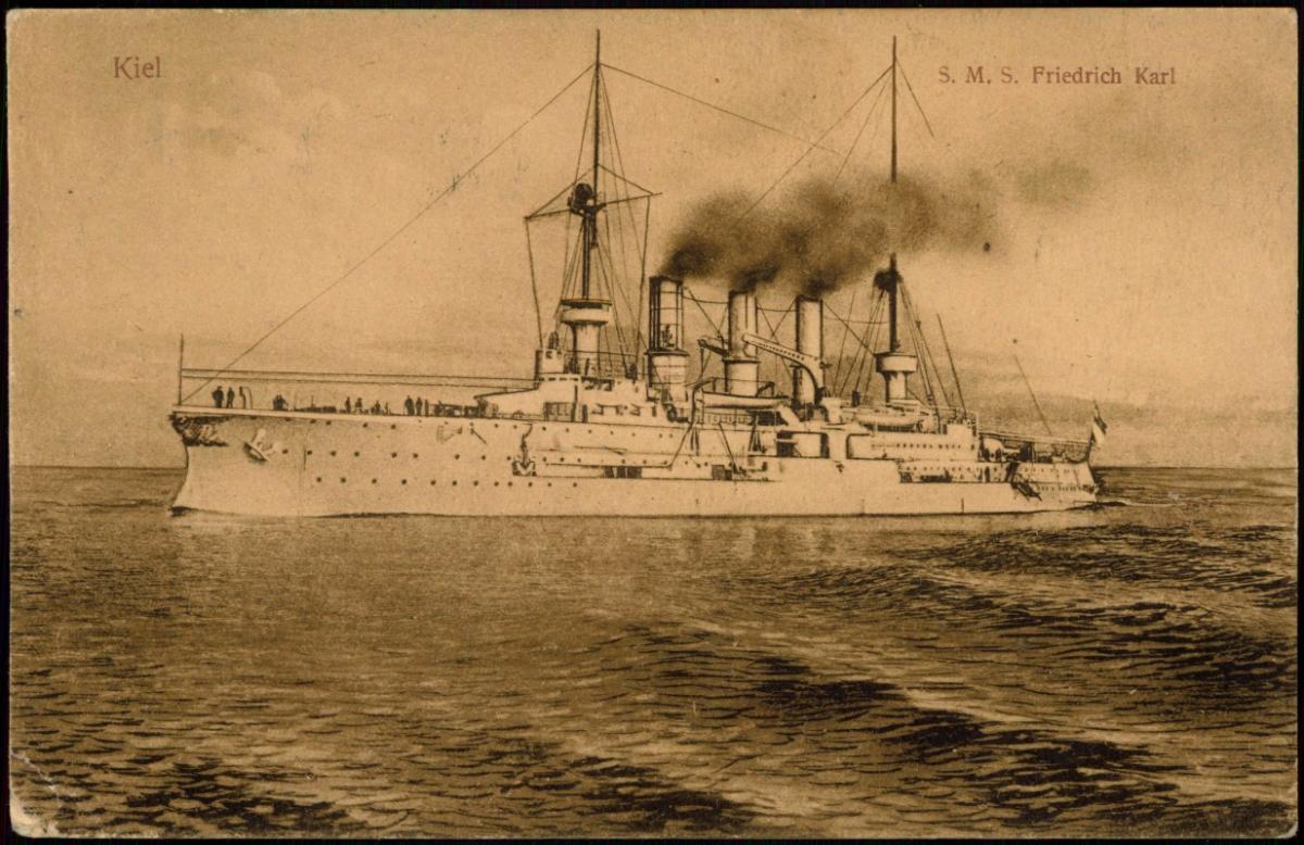 Schiffe Kriegsschiffe (Marine) S.M.S. Friedrich Karl, Kaiserliche