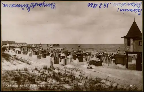 Bansin-Heringsdorf Usedom Strandleben, Landungsbrücke, Strandleben 1926