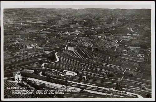 La Morra La Morra Panorama SERPEGGIAND UBERTOSA CHINA STRIATA DAI RICCH 1938
