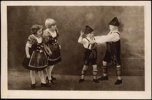Ansichtskarte  Heep's Midgets-Revue Schausteller 1926