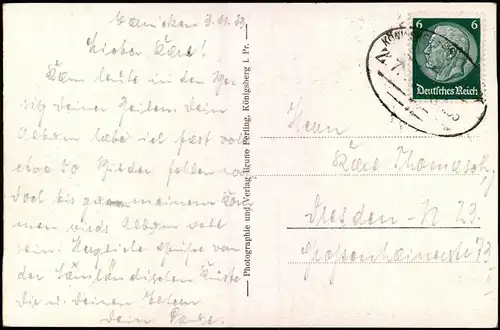 Warnicken Lesnoje (Лєсноө) Samland Wolfsschlucht in Warnicken 1933
