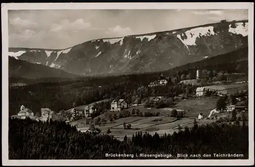 Brückenberg-Krummhübel Karpacz Górny Karpacz Panorama Riesengebirge  1932