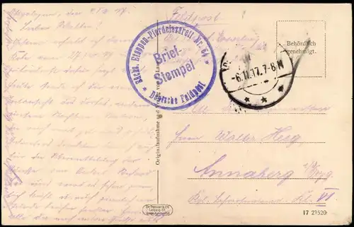 Lysjatytschi Лисятичі   Lisiatycze Ukraine Lviv Lysjatytschi  1917 Feldpost