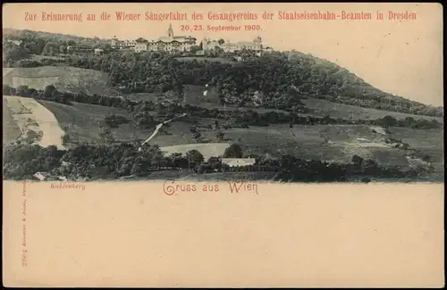Döbling-Wien Kahlenberg - Wiener Sängerfahrt Gesangsverein Dresden 1900