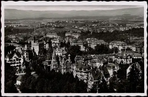 Postcard Karlsbad Karlovy Vary Blick über das Westend - Fotokarte 1932