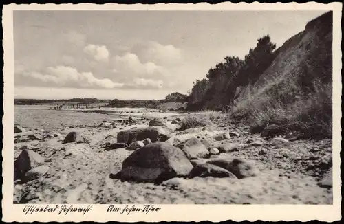 Ansichtskarte Hohwacht Strand, Partie Am hohen Ufer 1920