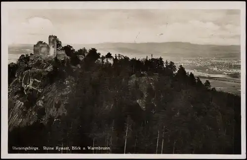 Hermsdorf Kynast-Hirschberg Schlesien Jelenia Góra Kynast  Blick Warmbrunn 1930