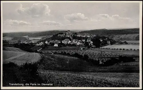 Ansichtskarte Trendelburg Panorama der Perle im Diemeltal 1920