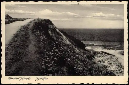 Ansichtskarte Hohwacht Strand Weg an der Ostsee 1940