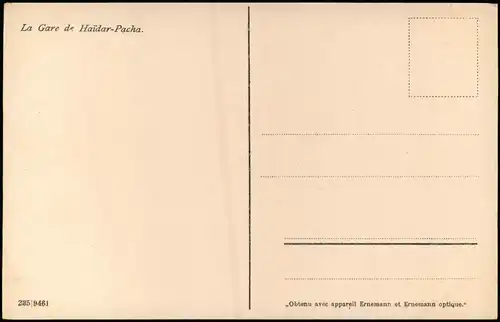 Istanbul Konstantinopel | Constantinople La Gare de Haidar-Pacha (Türkei) 1910